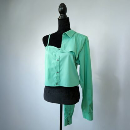 Ensemble chemise femme vert – Image 2