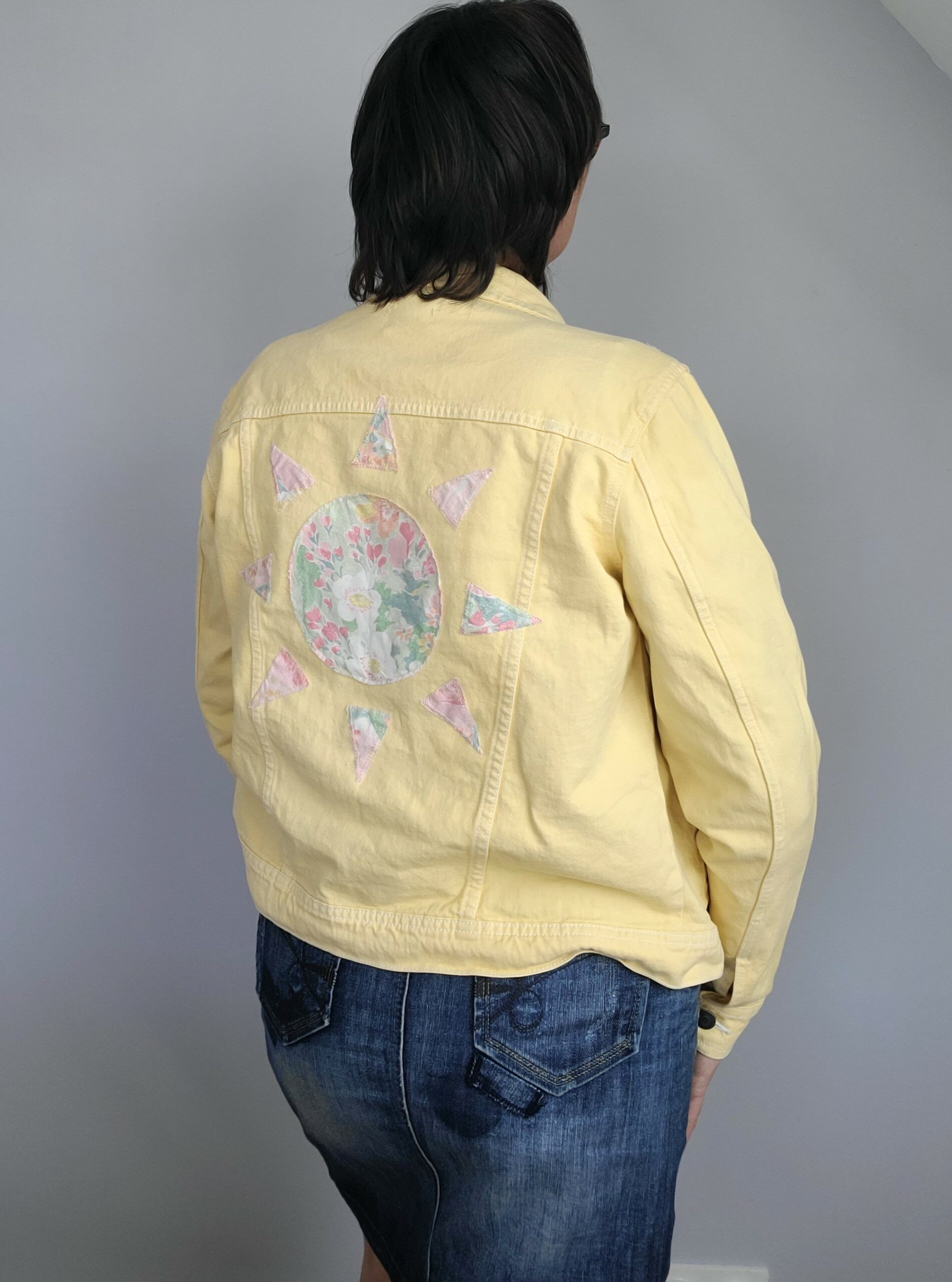 blouson denim customisé – Image 6